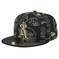 MLB Los Angeles Angels 59FIFTY Day Allover Fitted Hat