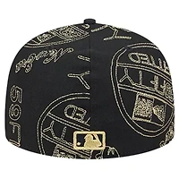 MLB Los Angeles Angels 59FIFTY Day Allover Fitted Hat
