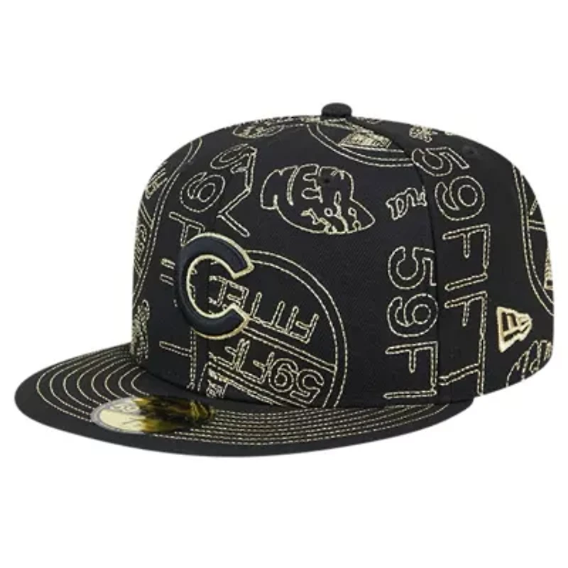 MLB Chicago Cubs 59FIFTY Day Allover Fitted Hat