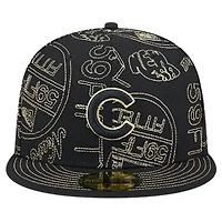 MLB Chicago Cubs 59FIFTY Day Allover Fitted Hat