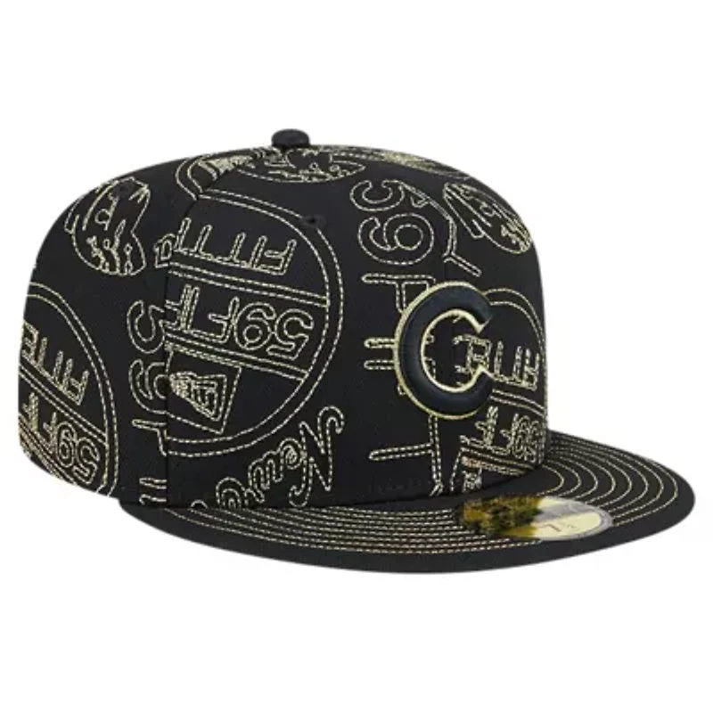 MLB Chicago Cubs 59FIFTY Day Allover Fitted Hat