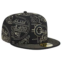MLB Chicago Cubs 59FIFTY Day Allover Fitted Hat