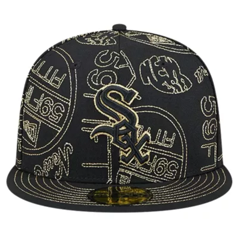Chicago White Sox MLB 59FIFTY Day Allover Fitted Hat