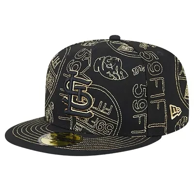 MLB St. Louis Cardinals 59FIFTY Day Allover Fitted Hat