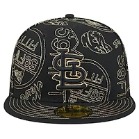 MLB St. Louis Cardinals 59FIFTY Day Allover Fitted Hat
