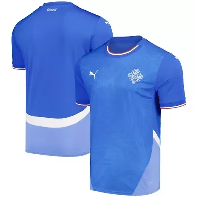 Soccer National Teams Iceland Team 2024 Home Replica Jersey