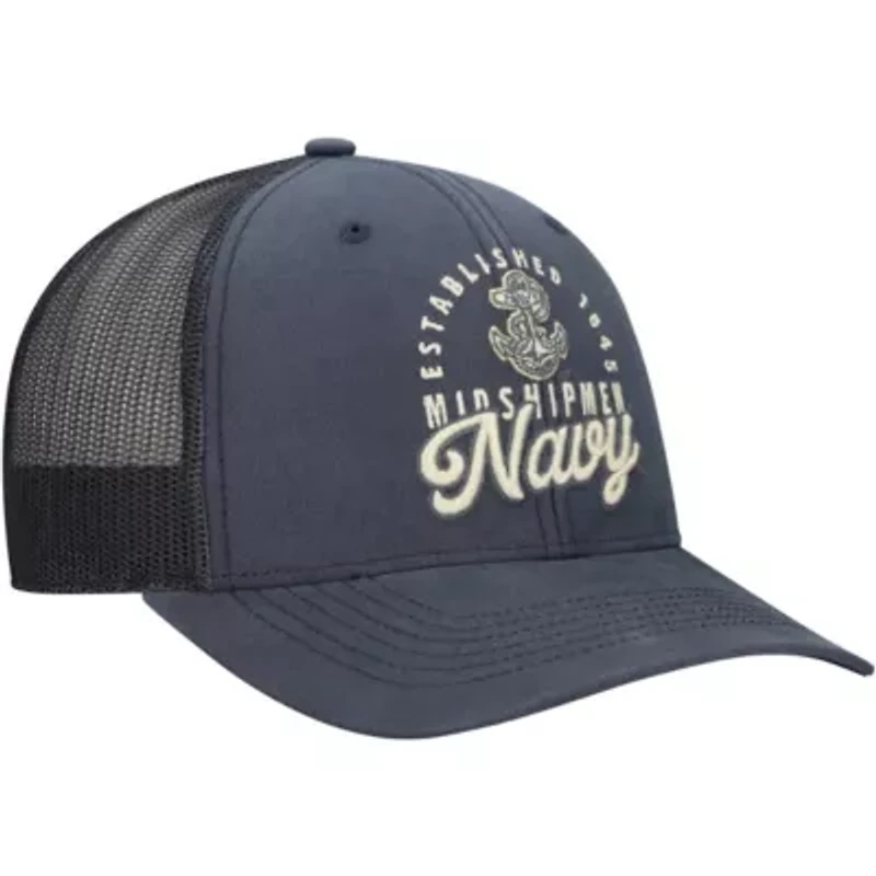 Navy Midshipmen NCAA Midshipmen Pitstop Trucker Adjustable Hat