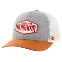 Alabama Crimson Tide NCAA Heather Alabama Tide Drover Trucker Adjustable Hat