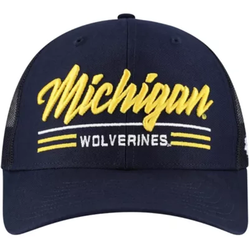 NCAA Michigan Wolverines Garner Trucker Adjustable Hat
