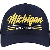 NCAA Michigan Wolverines Garner Trucker Adjustable Hat