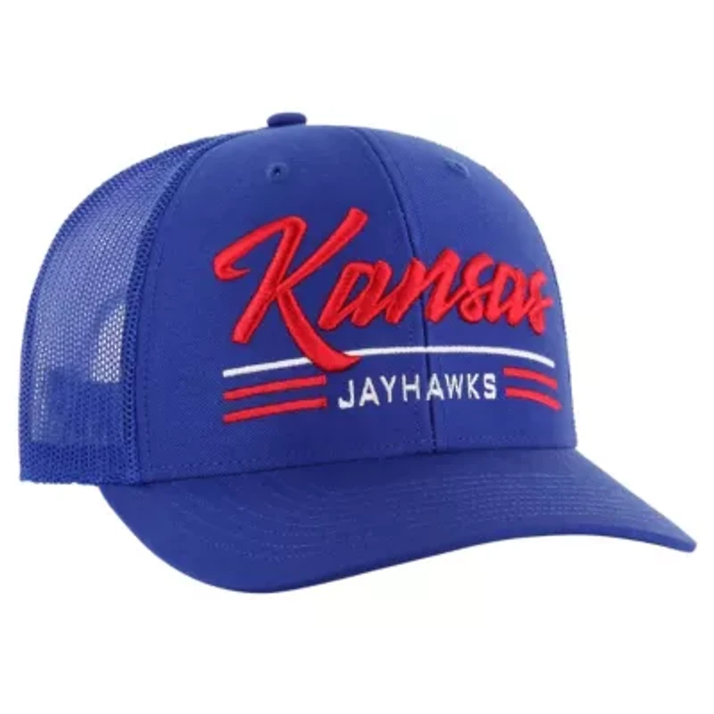 NCAA Kansas Jayhawks Garner Trucker Adjustable Hat