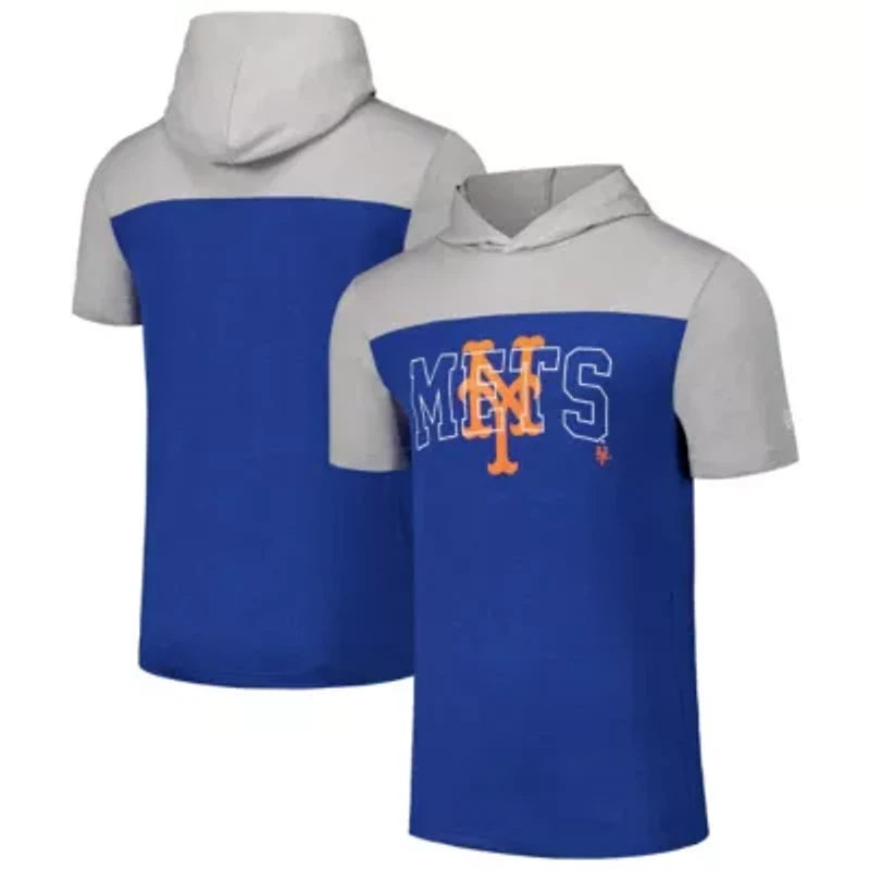 MLB New York Mets Active Brushed Hoodie T-Shirt