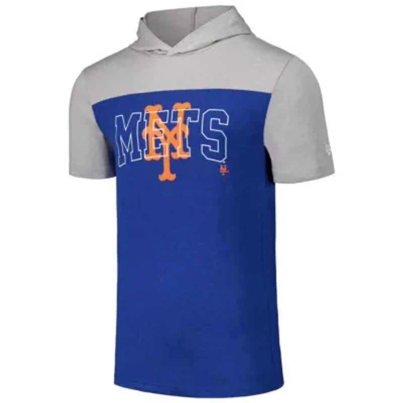 MLB New York Mets Active Brushed Hoodie T-Shirt