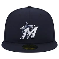 MLB Miami Marlins Logo 59FIFTY Fitted Hat