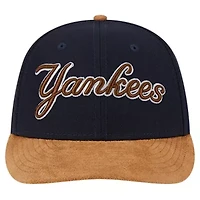 MLB New York Yankees Team Suede Visor Low 59FIFTY Fitted Hat