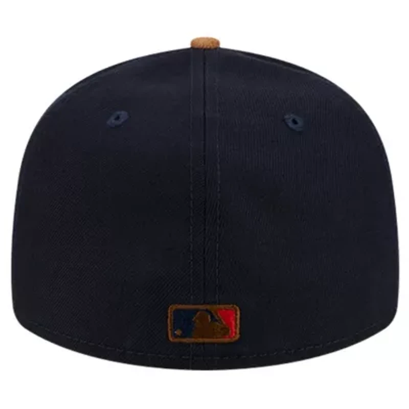 MLB Atlanta Braves Team Suede Visor Low 59FIFTY Fitted Hat