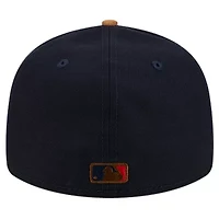MLB Atlanta Braves Team Suede Visor Low 59FIFTY Fitted Hat