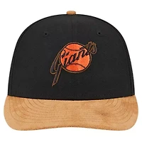MLB San Francisco Giants Team Suede Visor Low 59FIFTY Fitted Hat