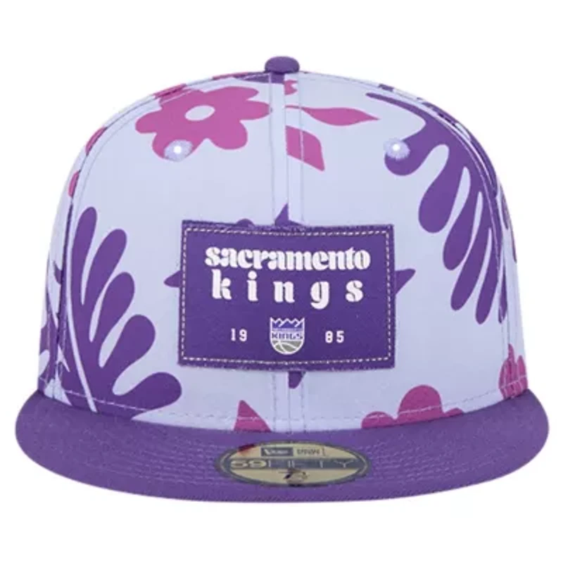 NBA Sacramento Kings Palm Fronds 2-Tone 59FIFTY Fitted Hat