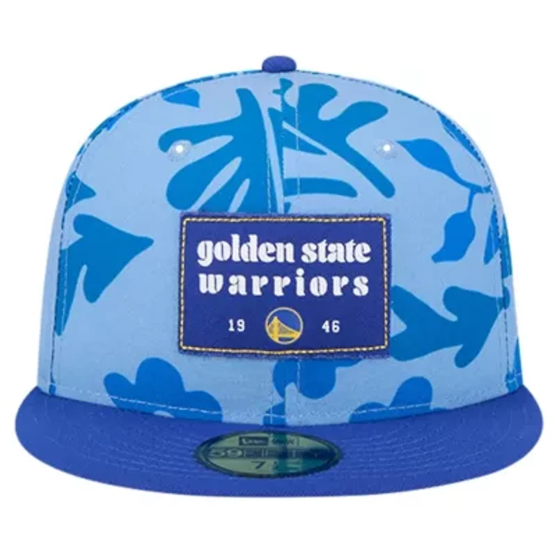 NBA Golden State Warriors Palm Fronds 2-Tone 59FIFTY Fitted Hat