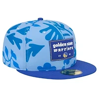NBA Golden State Warriors Palm Fronds 2-Tone 59FIFTY Fitted Hat