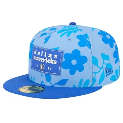 NBA Dallas Mavericks Palm Fronds 2-Tone 59FIFTY Fitted Hat
