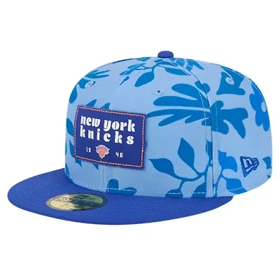 NBA New York Knicks Palm Fronds 2-Tone 59FIFTY Fitted Hat