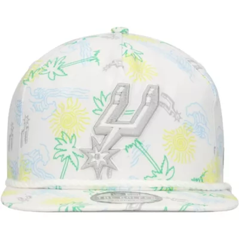 NBA San Antonio Spurs Palm Trees and Waves Golfer Adjustable Hat