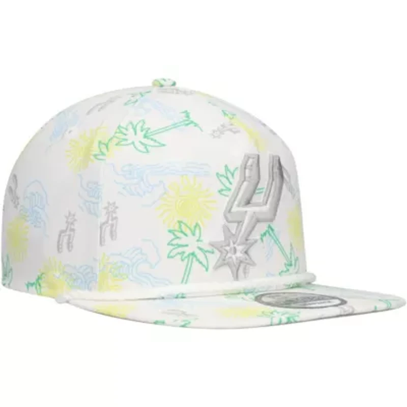NBA San Antonio Spurs Palm Trees and Waves Golfer Adjustable Hat
