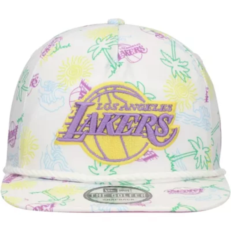 NBA Los Angeles Lakers Palm Trees and Waves Golfer Adjustable Hat