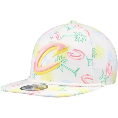 NBA Cleveland Cavaliers Palm Trees and Waves Golfer Adjustable Hat