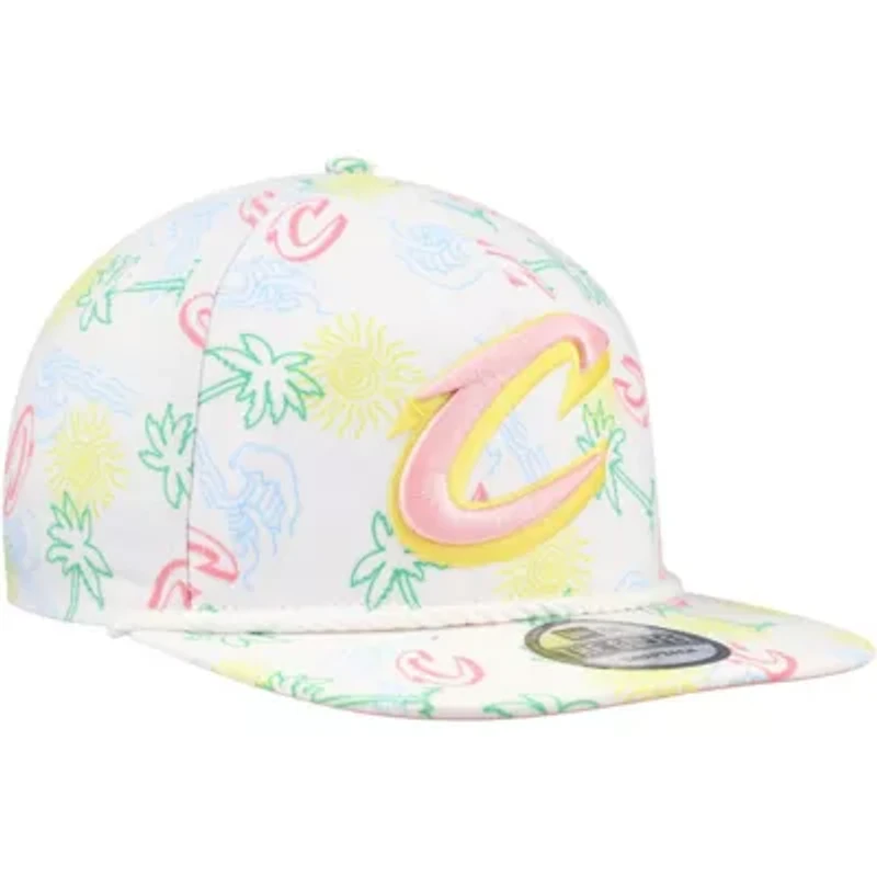 NBA Cleveland Cavaliers Palm Trees and Waves Golfer Adjustable Hat