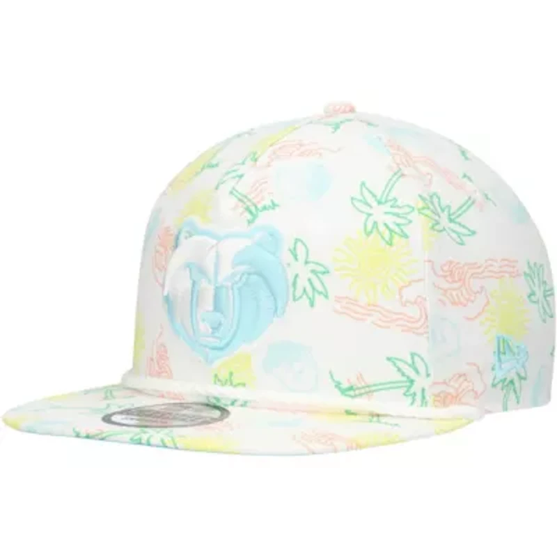 NBA Memphis Grizzlies Palm Trees and Waves Golfer Adjustable Hat