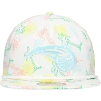 NBA Orlando Magic Palm Trees and Waves Golfer Adjustable Hat