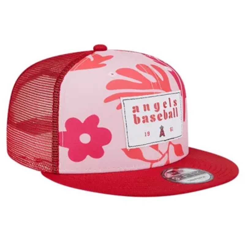 MLB Los Angeles Angels Bikini Bottom Trucker 9FIFTY Snapback Hat