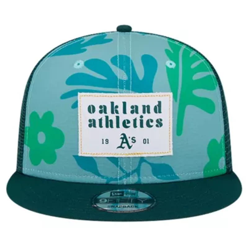Cooperstown Teams Oakland Athletics Bikini Bottom Trucker 9FIFTY Snapback Hat