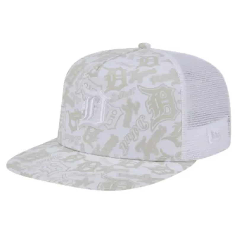 MLB Detroit Tigers Logo Dunes A-Frame Trucker 9FIFTY Snapback Hat