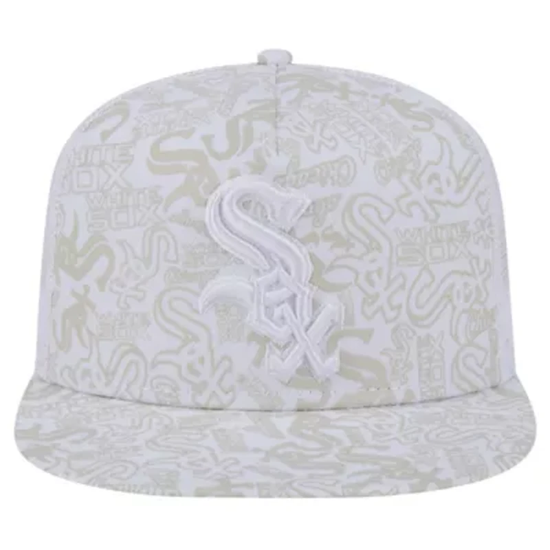 Chicago White Sox MLB Chicago Sox Logo Dunes A-Frame Trucker 9FIFTY Snapback Hat