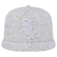 Chicago White Sox MLB Chicago Sox Logo Dunes A-Frame Trucker 9FIFTY Snapback Hat