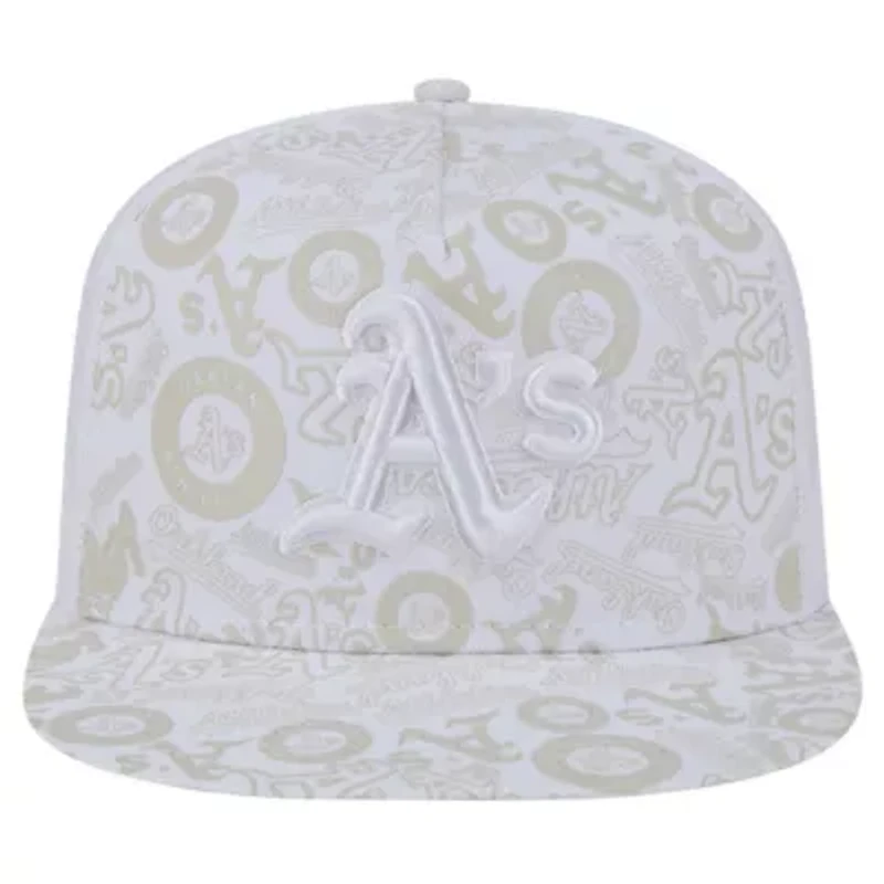 Cooperstown Teams Oakland Athletics Logo Dunes A-Frame Trucker 9FIFTY Snapback Hat