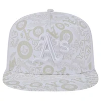 Cooperstown Teams Oakland Athletics Logo Dunes A-Frame Trucker 9FIFTY Snapback Hat
