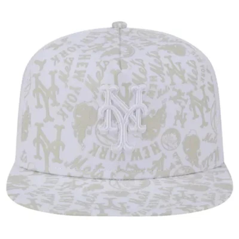 MLB New York Mets Logo Dunes A-Frame Trucker 9FIFTY Snapback Hat