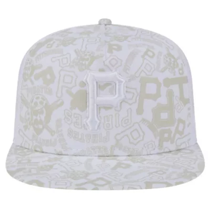 MLB Pittsburgh Pirates Logo Dunes A-Frame Trucker 9FIFTY Snapback Hat
