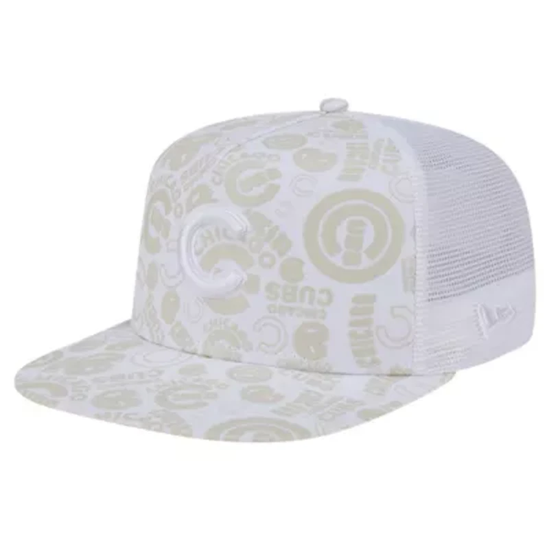 MLB Chicago Cubs Logo Dunes A-Frame Trucker 9FIFTY Snapback Hat