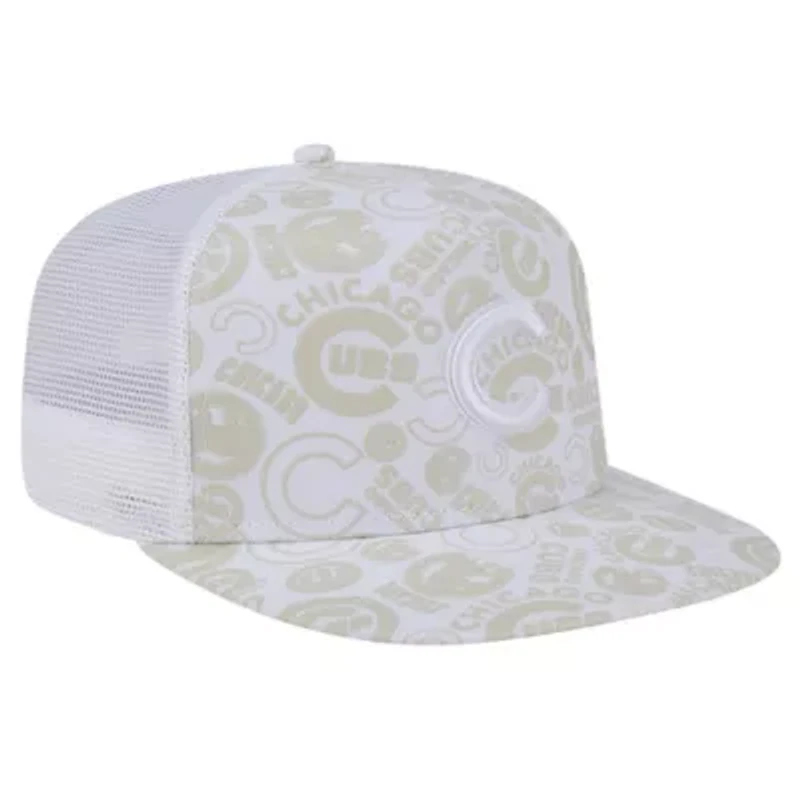 MLB Chicago Cubs Logo Dunes A-Frame Trucker 9FIFTY Snapback Hat