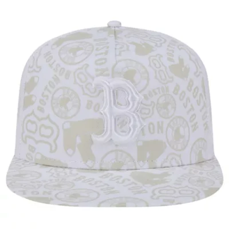 Boston Red Sox MLB Boston Sox Logo Dunes A-Frame Trucker 9FIFTY Snapback Hat