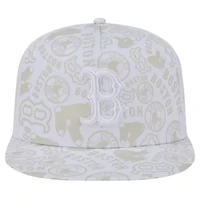 Boston Red Sox MLB Boston Sox Logo Dunes A-Frame Trucker 9FIFTY Snapback Hat