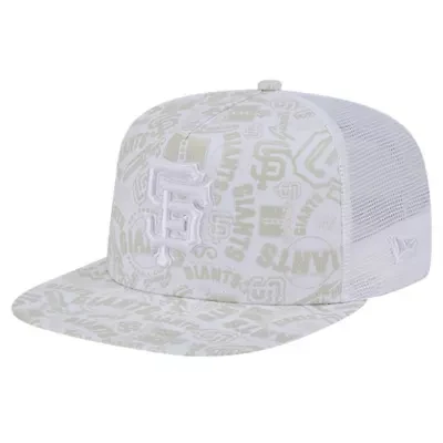 MLB San Francisco Giants Logo Dunes A-Frame Trucker 9FIFTY Snapback Hat