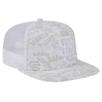 MLB San Francisco Giants Logo Dunes A-Frame Trucker 9FIFTY Snapback Hat