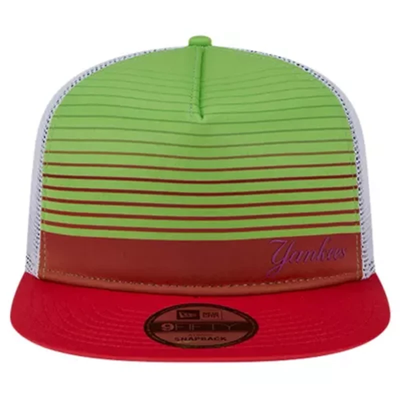 MLB New York Yankees Neon Horizon A-Frame Trucker 9FIFTY Snapback Hat